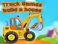 Spiel Lkw-Spiele: Ein Haus bauen Online