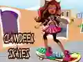 Spiel Clawdeen skatet Online