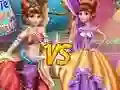 Spiel Anna Meerjungfrau gegen Prinzessin Online