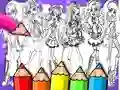 Spiel Monster High Malbuch Online