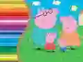 Spiel Malbuch für Peppa Pig Online