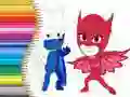 Spiel Malbuch für PJ Masks Online Spiel Malbuch für PJ Masks Online