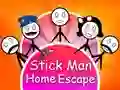 Spiel Stickman: Flucht aus dem Haus Online