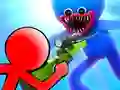 Spiel Stickman gegen Huggy Wuggy Online Spiel Stickman gegen Huggy Wuggy Online