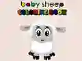 Spiel Malbuch für Baby-Schafe Online