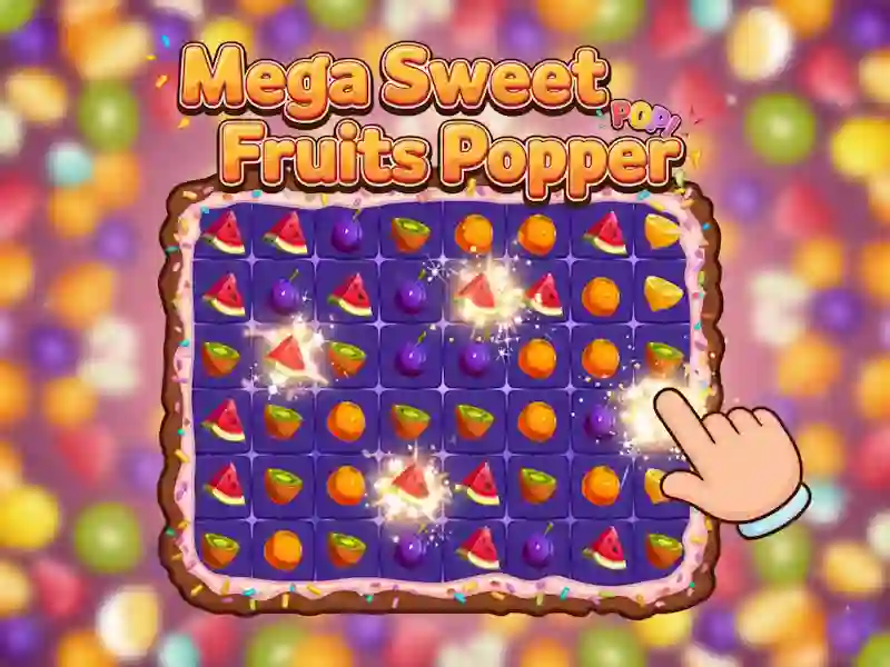 Spiel Mega süßer Früchte-Popper Online