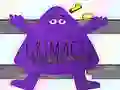 Spiel Grimace gegen riesige Clownschuhe Online