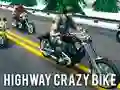 Spiel Verrücktes Motorrad auf der Autobahn Online