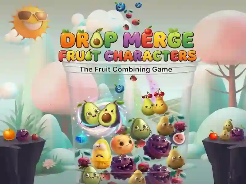 Spiel Drop Merge Fruit-Charaktere Online