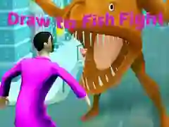 Spiel Zeichnen, um gegen Fische zu kämpfen Online