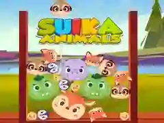 Spiel Suika Tiere Online