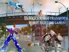 Spiel US Polizeiroboter Transformieren: Roboterkampfspiele Online