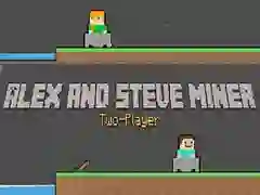 Spiel Alex und Steve: Zwei-Spieler Miner Online Spiel Alex und Steve: Zwei-Spieler Miner Online
