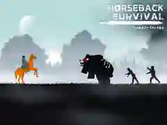 Spiel Überleben zu Pferd: Zombie-Flucht Online