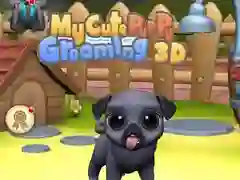 Spiel Mein süßer Welpe Grooming 3D Online