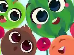 Spiel Lustige Früchte: Kombinieren und Wassermelone Sammeln Online
