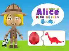 Spiel Welt der Alice Dino Farben Online