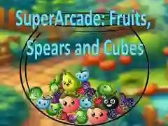 Spiel SuperArcade: Früchte, Speere und Würfel Online
