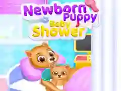 Spiel Baby Shower für einen neugeborenen Welpen Online