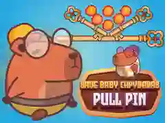 Spiel Rette die Baby-Capybaras Pull Pin Online Spiel Rette die Baby-Capybaras Pull Pin Online