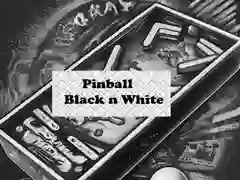 Spiel Pinball Schwarz und Weiß Online