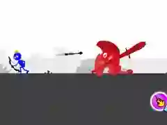 Spiel Rot und Blau - Stickman-Spionrätsel Online