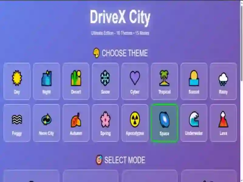 Spiel DriveX City Online
