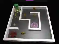 Spiel 3D Labyrinth und Roboter Online
