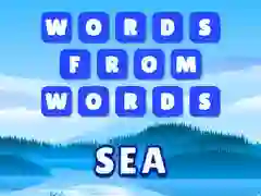 Spiel Wörter aus Wörtern: Meer Online Spiel Wörter aus Wörtern: Meer Online