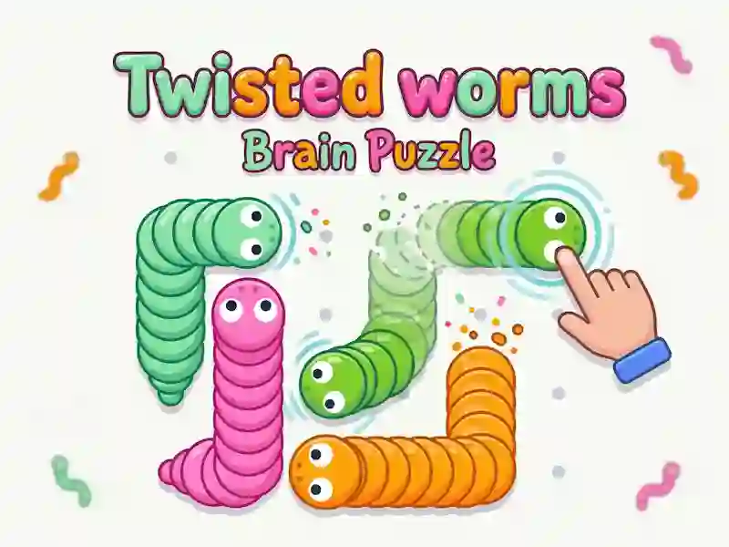 Spiel Twisted worms Brain Puzzle Online