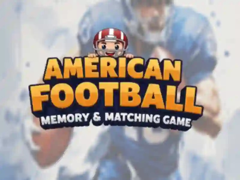 Spiel American-Football-Memory- und Matching-Spiel Online