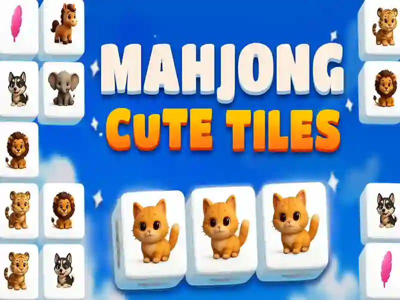 Spiel Niedliche Mahjong-Fliesen Online