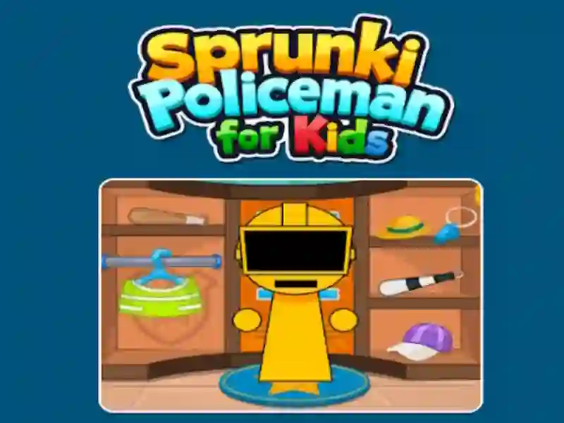 Spiel Sprunki-Polizist für Kinder Online