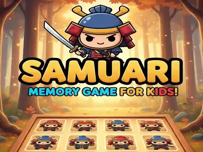 Spiel Samurai-Memory-Spiel für Kinder Online