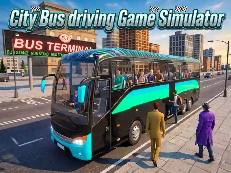 Spiel City Bus driving Game Simulator Online