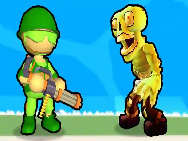 Spiel Zerstörung von Stickman Zombie Online