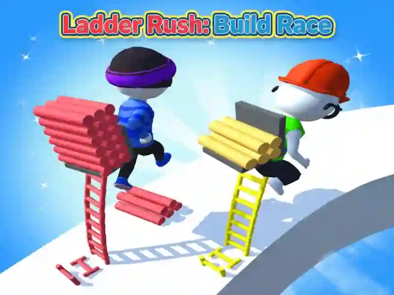 Spiel Ladder Rush: Rennen aufbauen Online