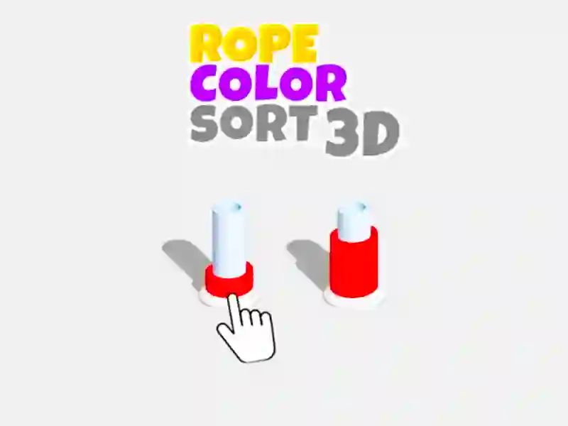 Spiel Seilfarbe sortieren 3D Online Spiel Seilfarbe sortieren 3D Online