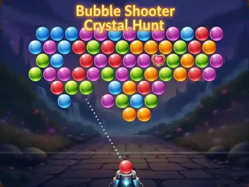 Spiel Bubble-Shooter-Kristalljagd Online
