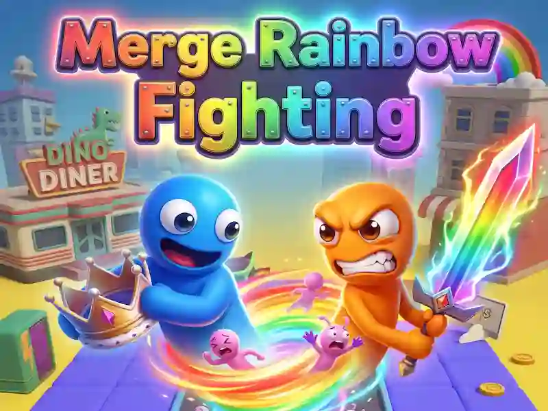 Spiel Merge Rainbow Fighting Online