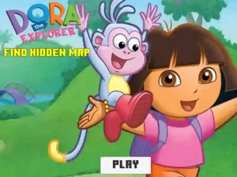 Spiel Dora die Entdeckerin: Versteckte Karte finden Online