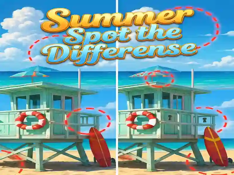 Spiel Summer Spot the Differense Online