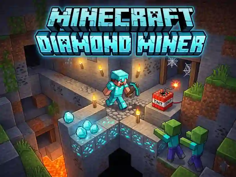 Spiel Minecraft Diamond Miner Online
