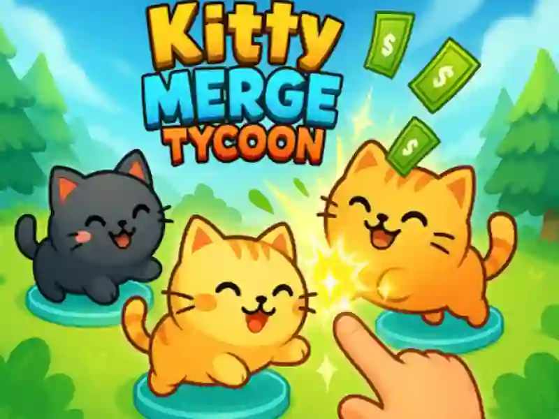 Spiel Kitty Merge Tycoon Online