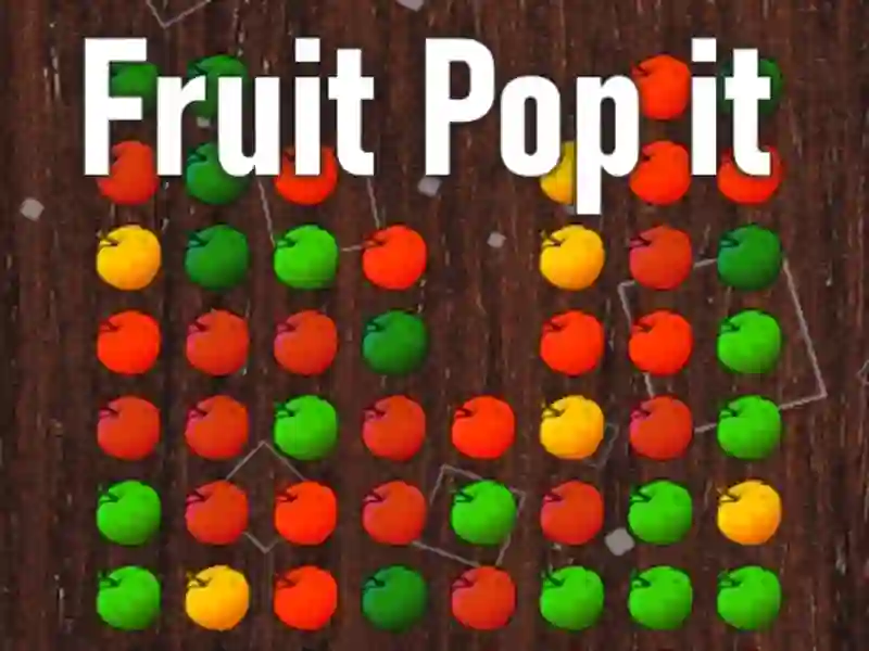 Spiel Obst pop it Online