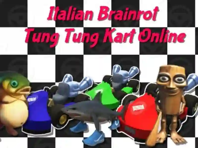 Spiel Italienisch Brainrot Tung Tung Kart online Online