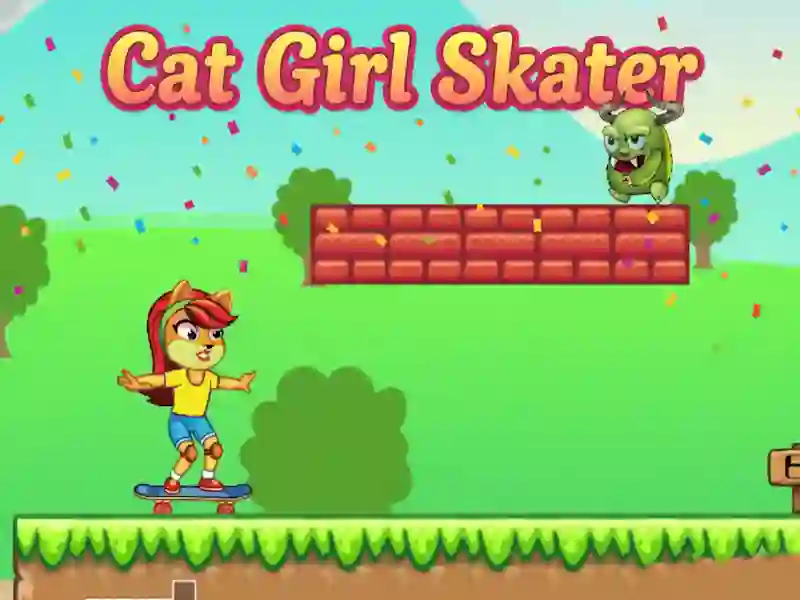 Spiel Katzenmädchen-Skater Online