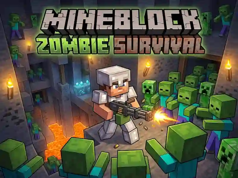 Spiel Mineblock Zombie Survival Online