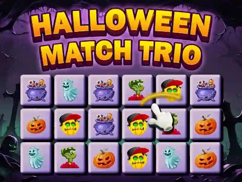 Spiel Halloween-Match-Trio Online