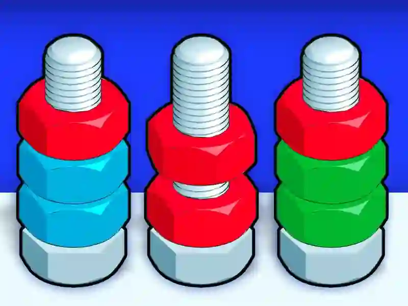 Spiel Muttern & Bolzen sortieren Online Spiel Muttern & Bolzen sortieren Online